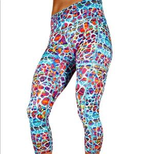 CVG Exotic capri leggings